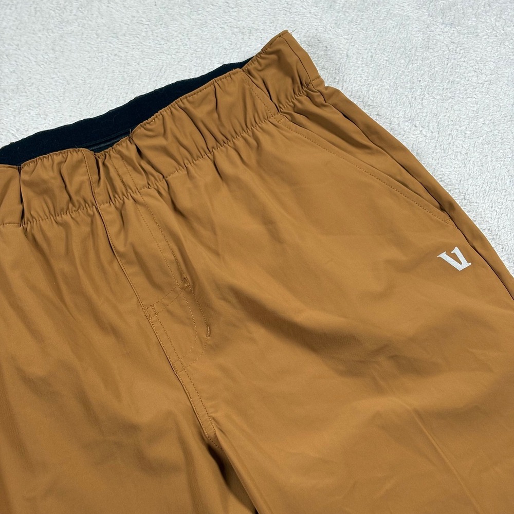 Vuori Fleet Jogger Mens Medium Tobacco Brown Stretch Active Pants Golf V429